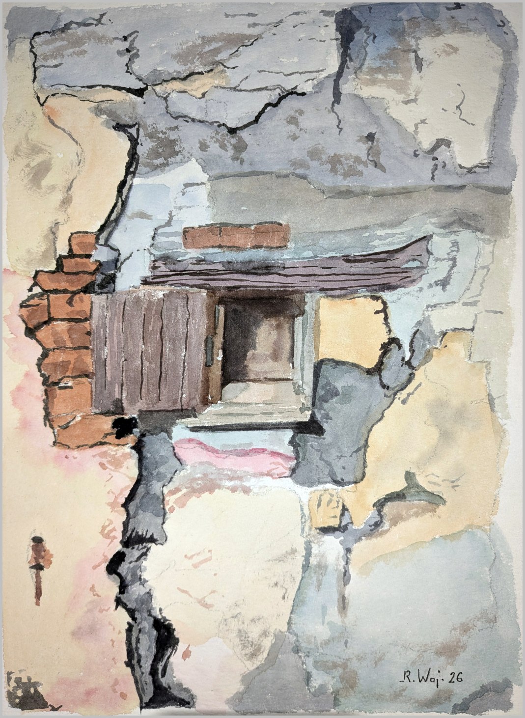   Bröckelnde Fassade